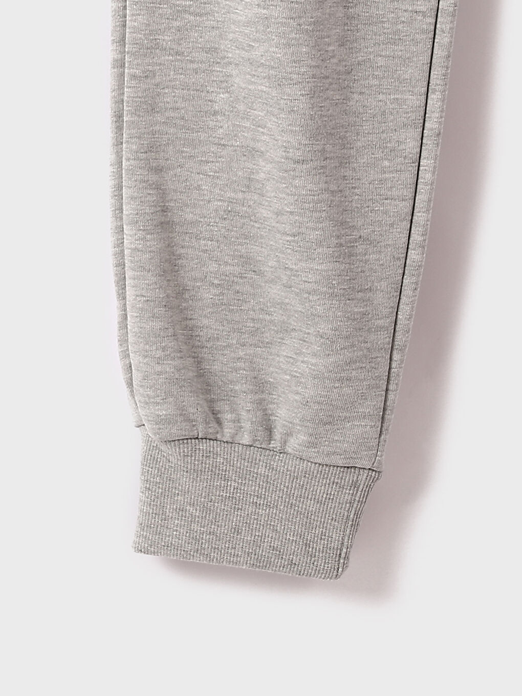 Women's Elasticated Waist Plain Jogger Sweatpants-3