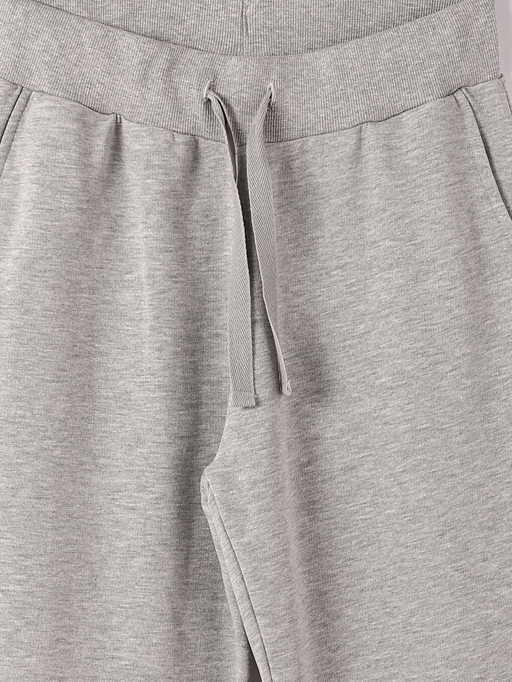 Women's Elasticated Waist Plain Jogger Sweatpants-2