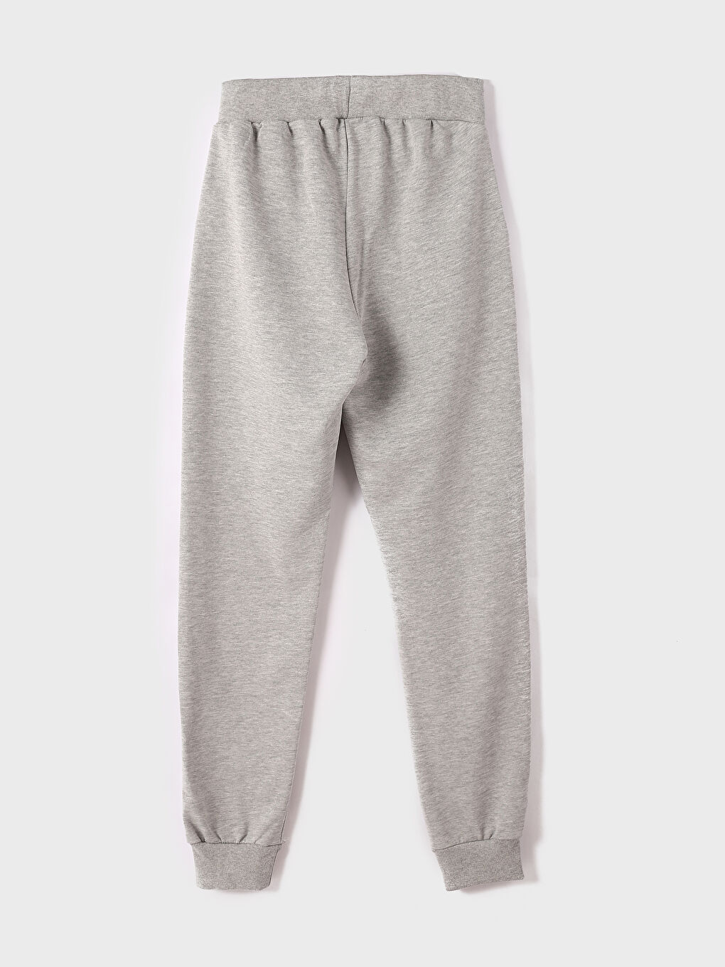 Women's Elasticated Waist Plain Jogger Sweatpants-1