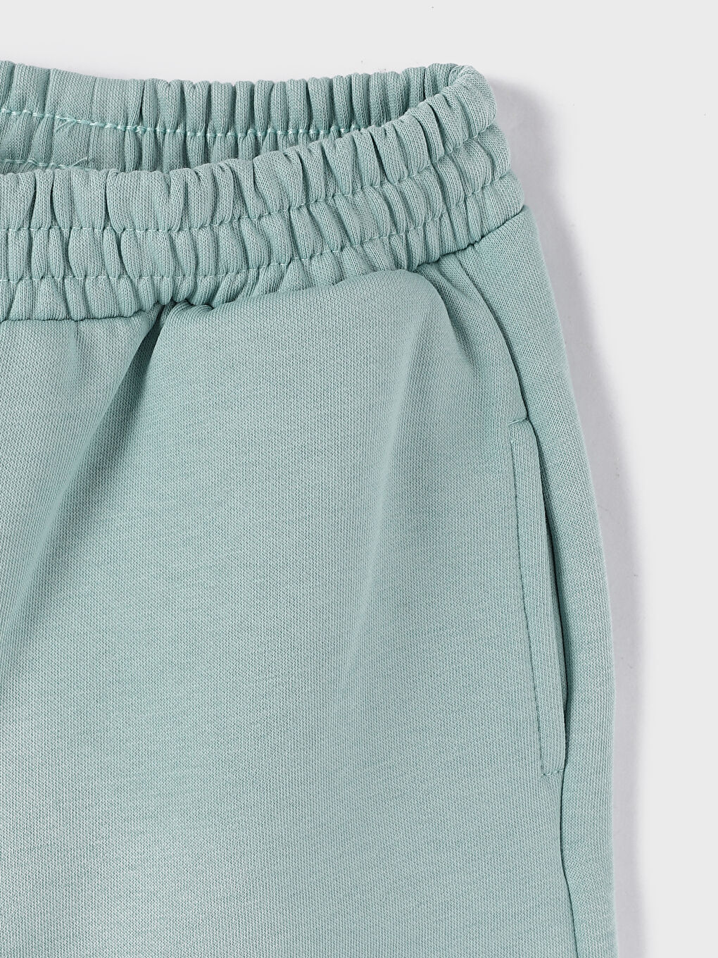 بنطلون رياضي بناتي مطبوع بخصر مرن-2