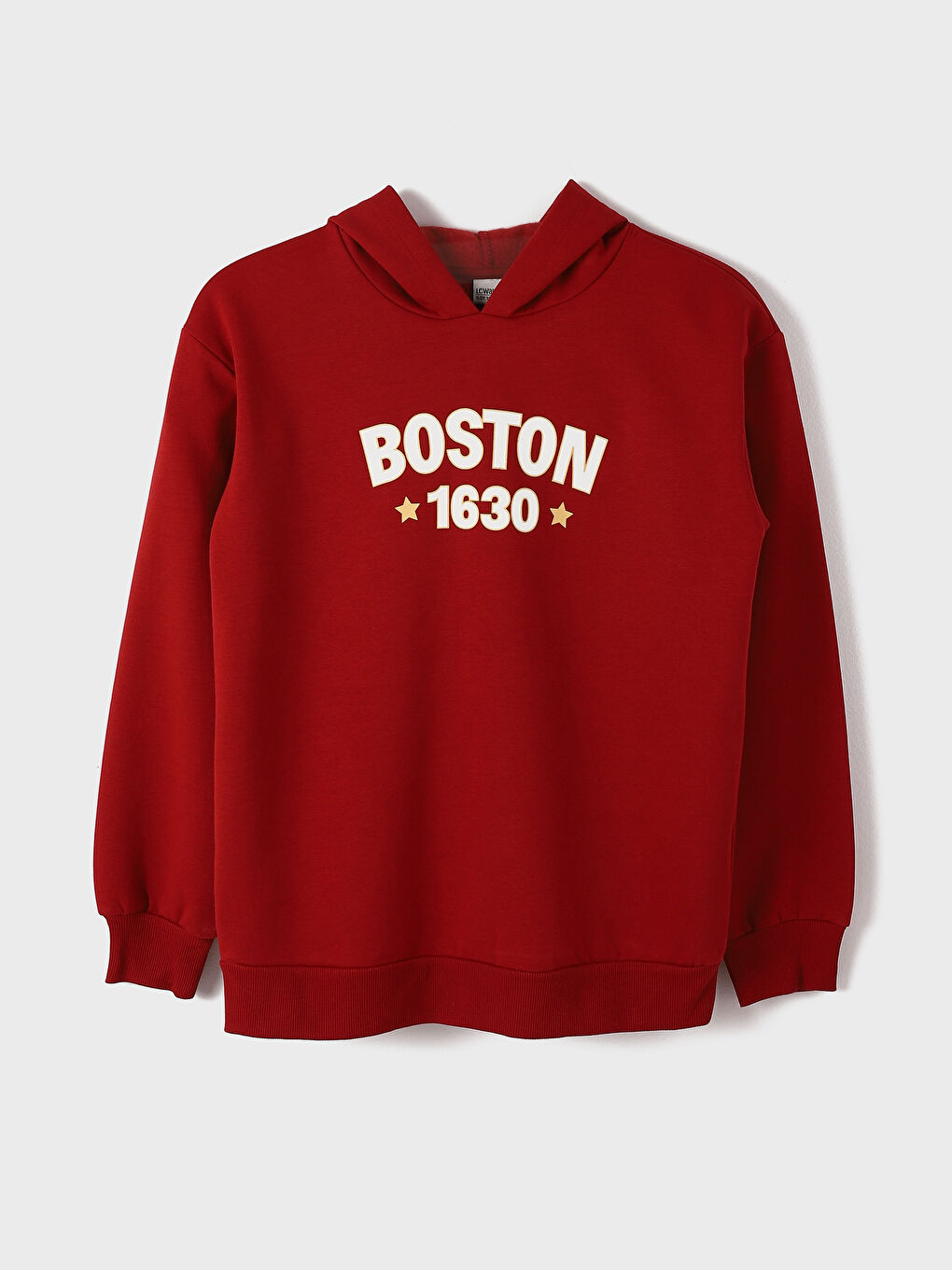 Hooded Printed Long Sleeve Girls' Sweatshirt