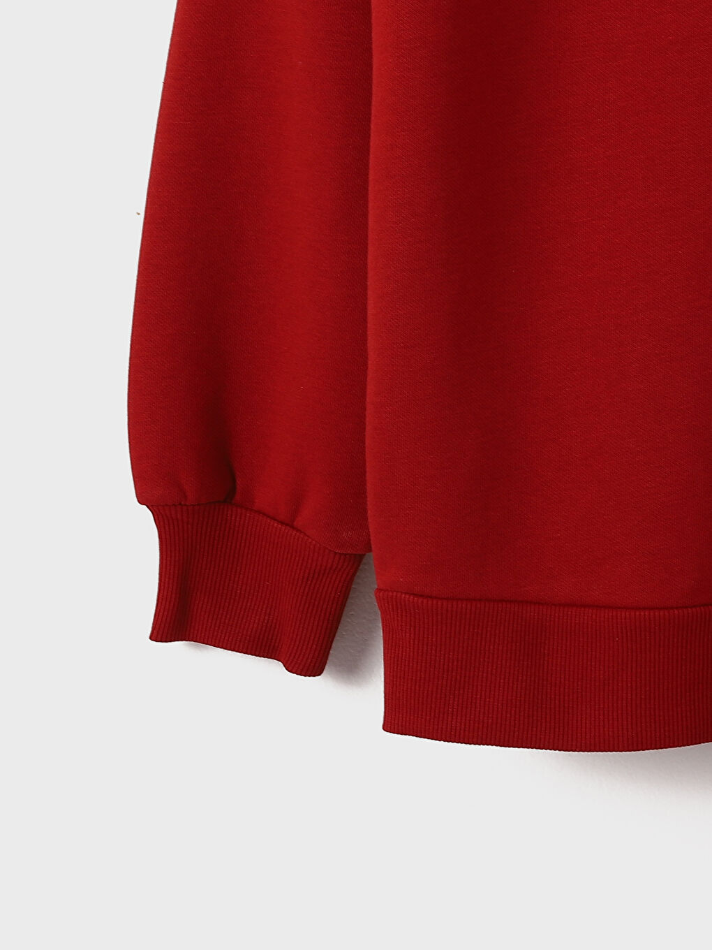 Hooded Printed Long Sleeve Girls' Sweatshirt-1