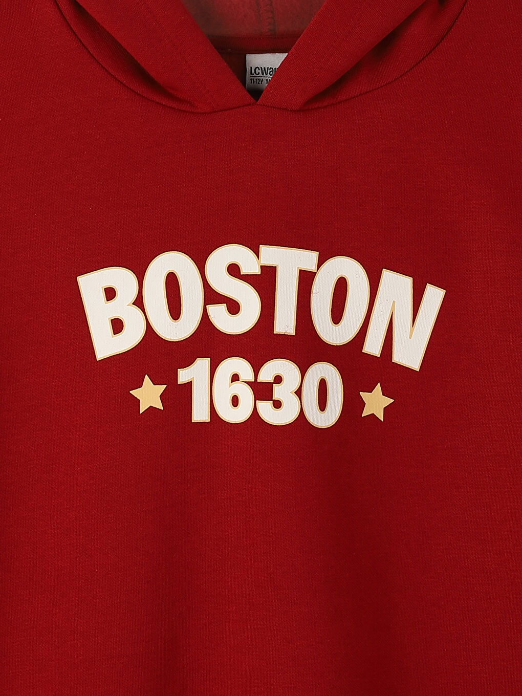 Hooded Printed Long Sleeve Girls' Sweatshirt-2