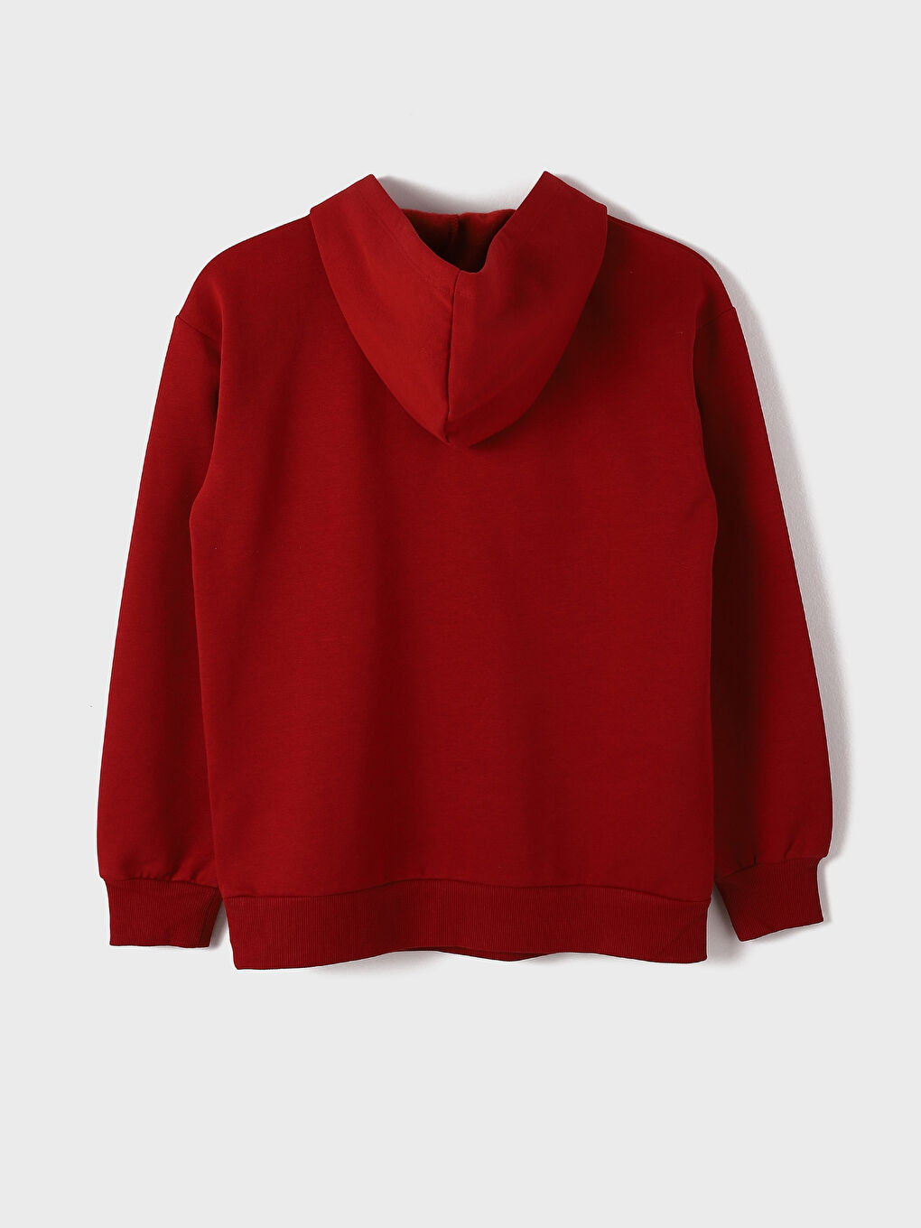 Hooded Printed Long Sleeve Girls' Sweatshirt-3