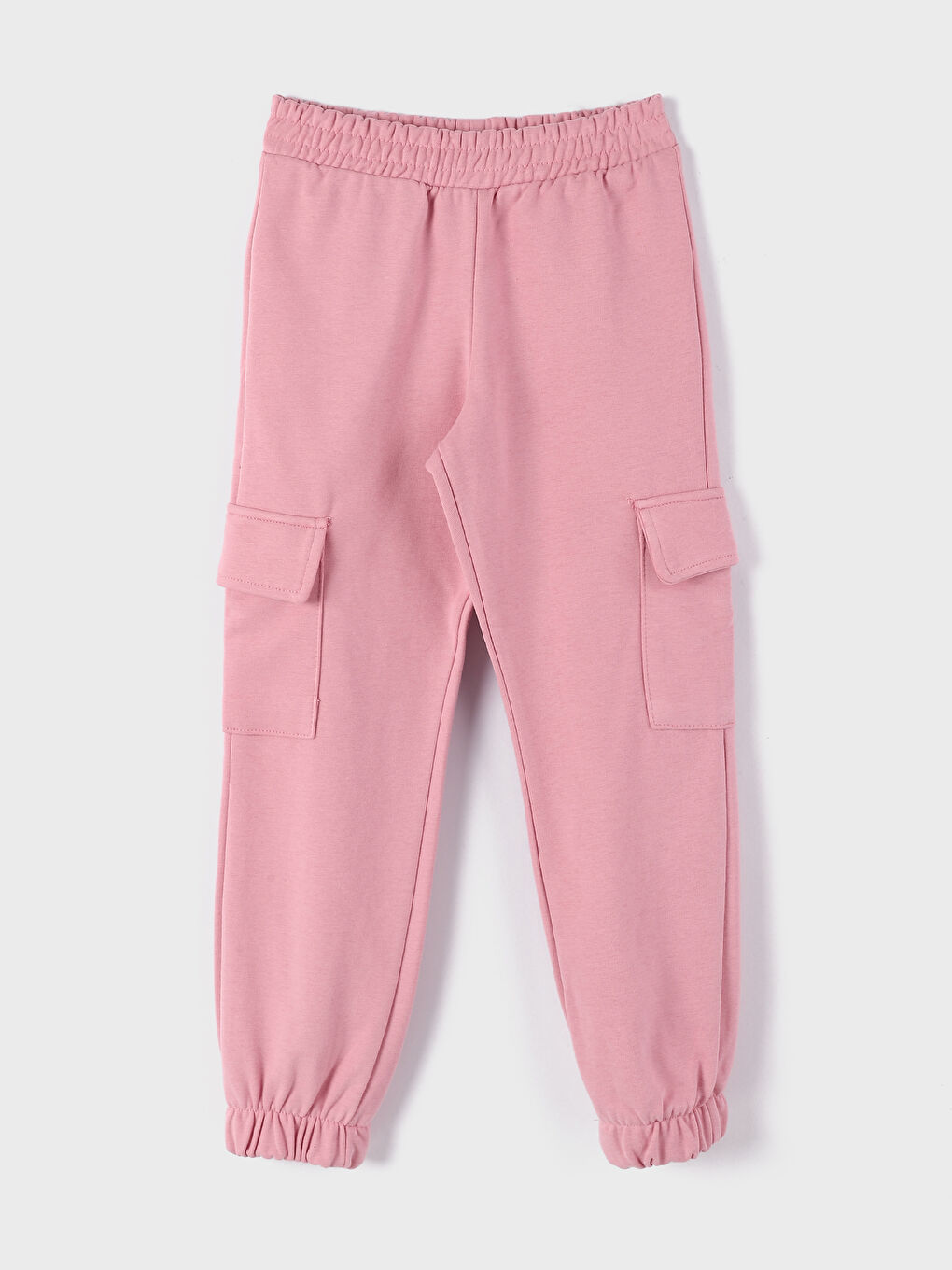 Elastic Waist Basic Girls' Jogger Sweatpants