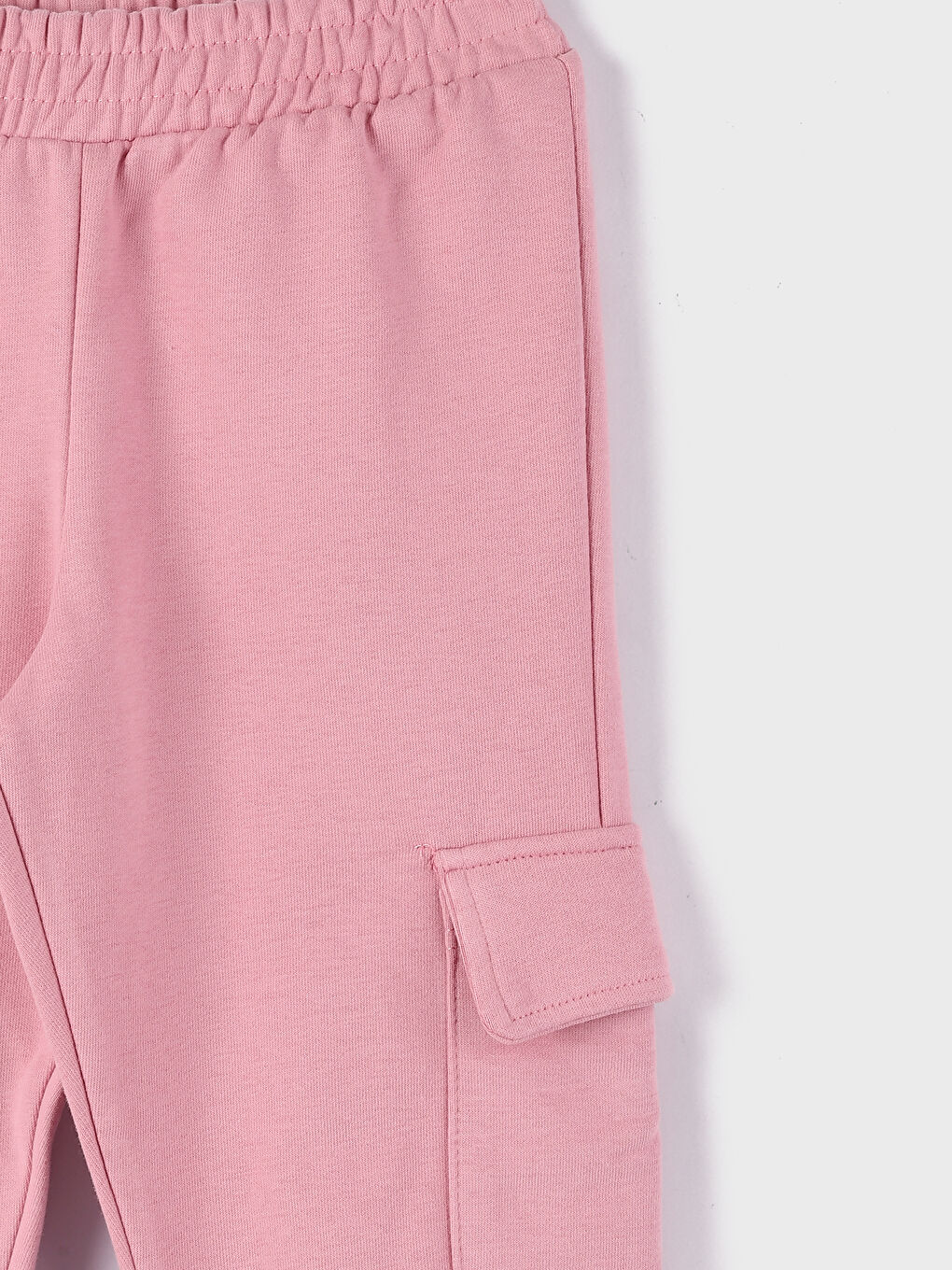 Elastic Waist Basic Girls' Jogger Sweatpants-2