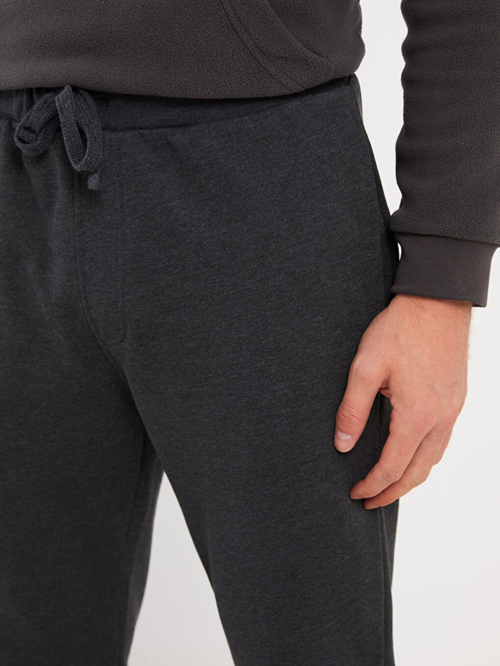 Antrasit Standart Kalıp Erkek Jogger Eşofman Altı-1