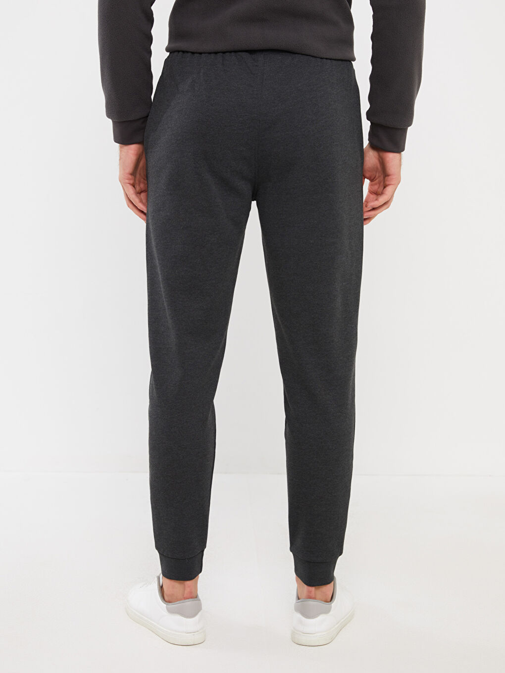 Antrasit Standart Kalıp Erkek Jogger Eşofman Altı-3
