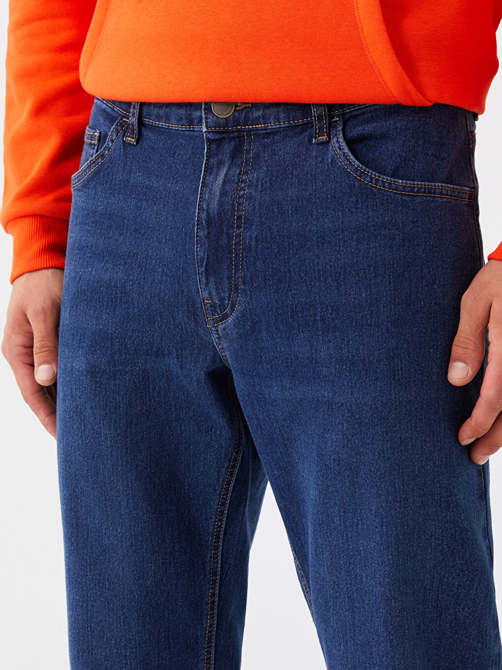 İndigo 790 Rahat Kalıp Erkek Jean Pantolon-1