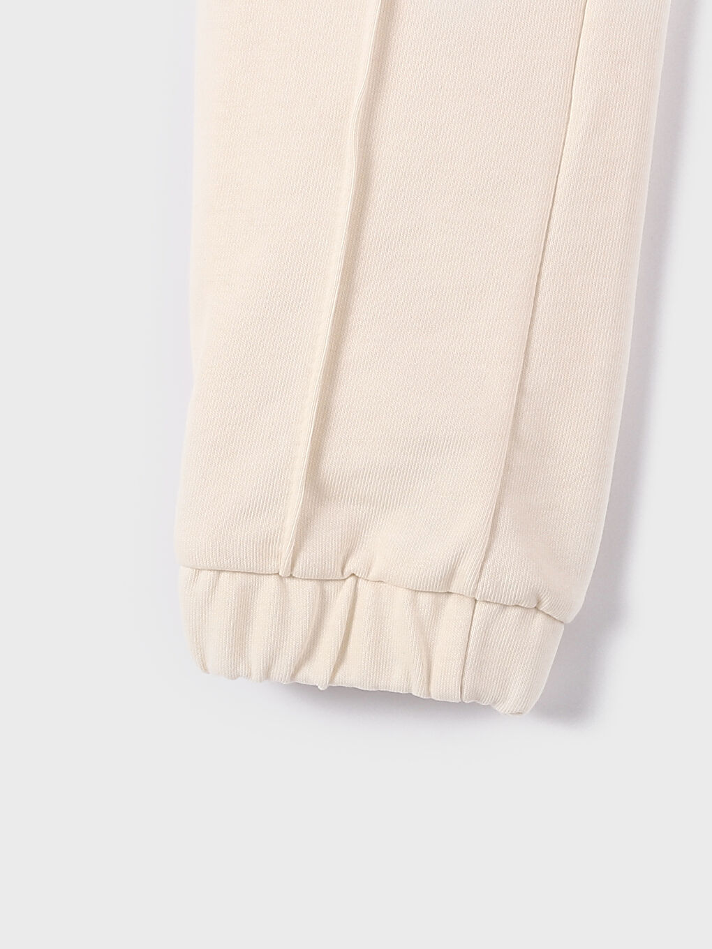 بنطلون رياضي للبنات بخصر مرن بسيط-3