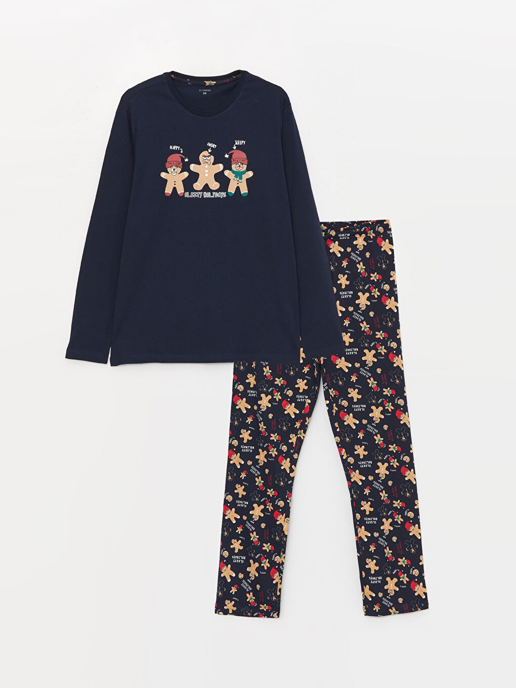 Standard Fit New Year Themed Men's Pyjama Set-5