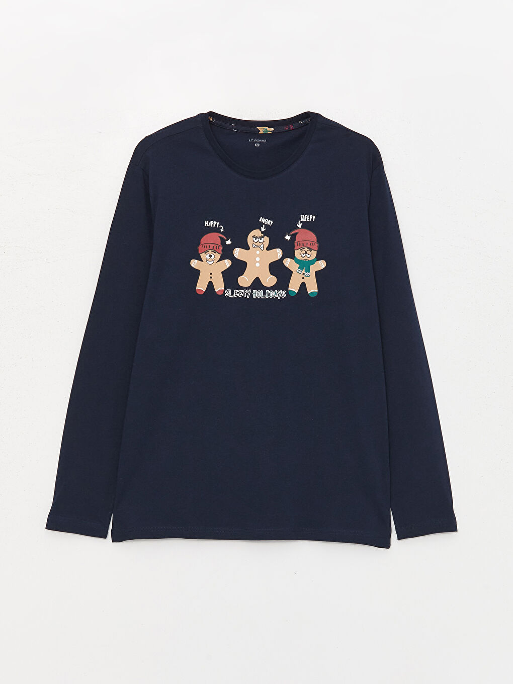 Standard Fit New Year Themed Men's Pyjama Set-6