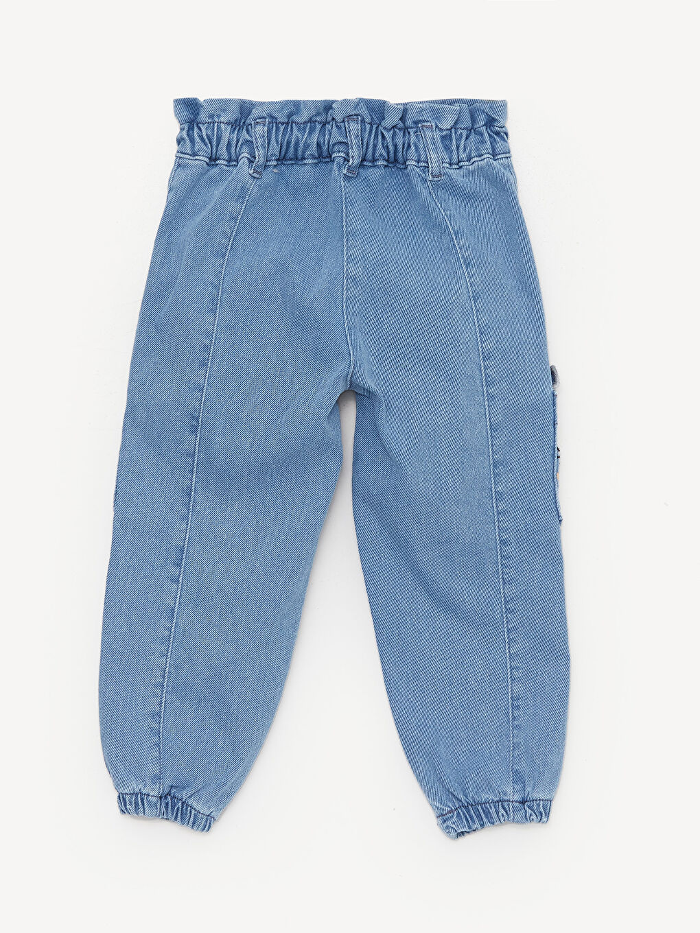 İndigo Nakış Detaylı Kız Bebek Jean Pantolon-2