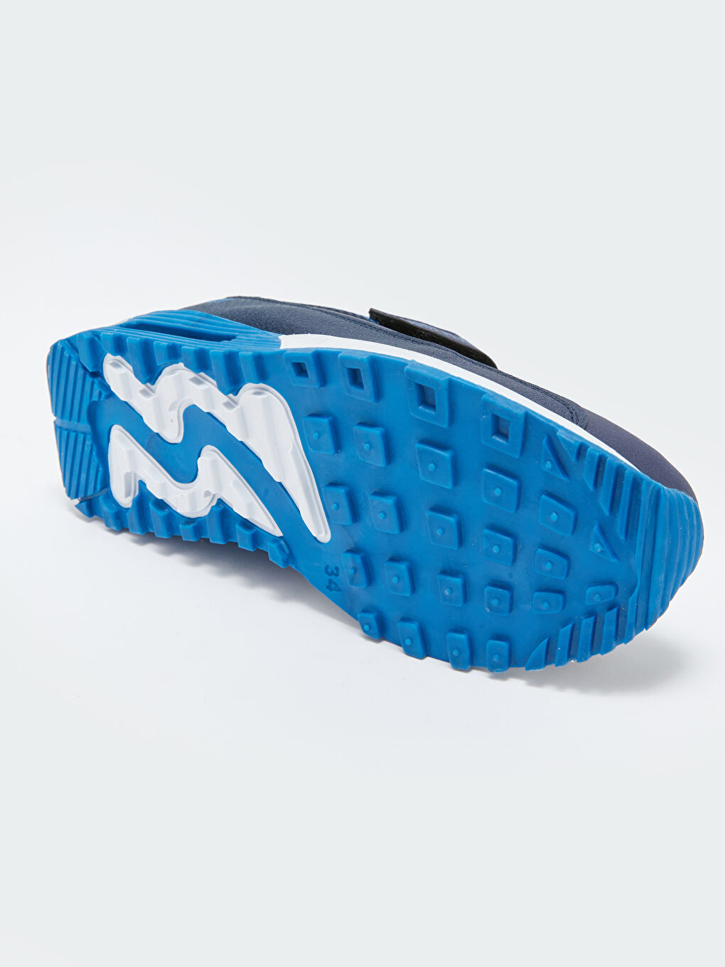 Mavi Bağcık ve Cırt Cırtlı Erkek Çocuk Spor Ayakkabı-3