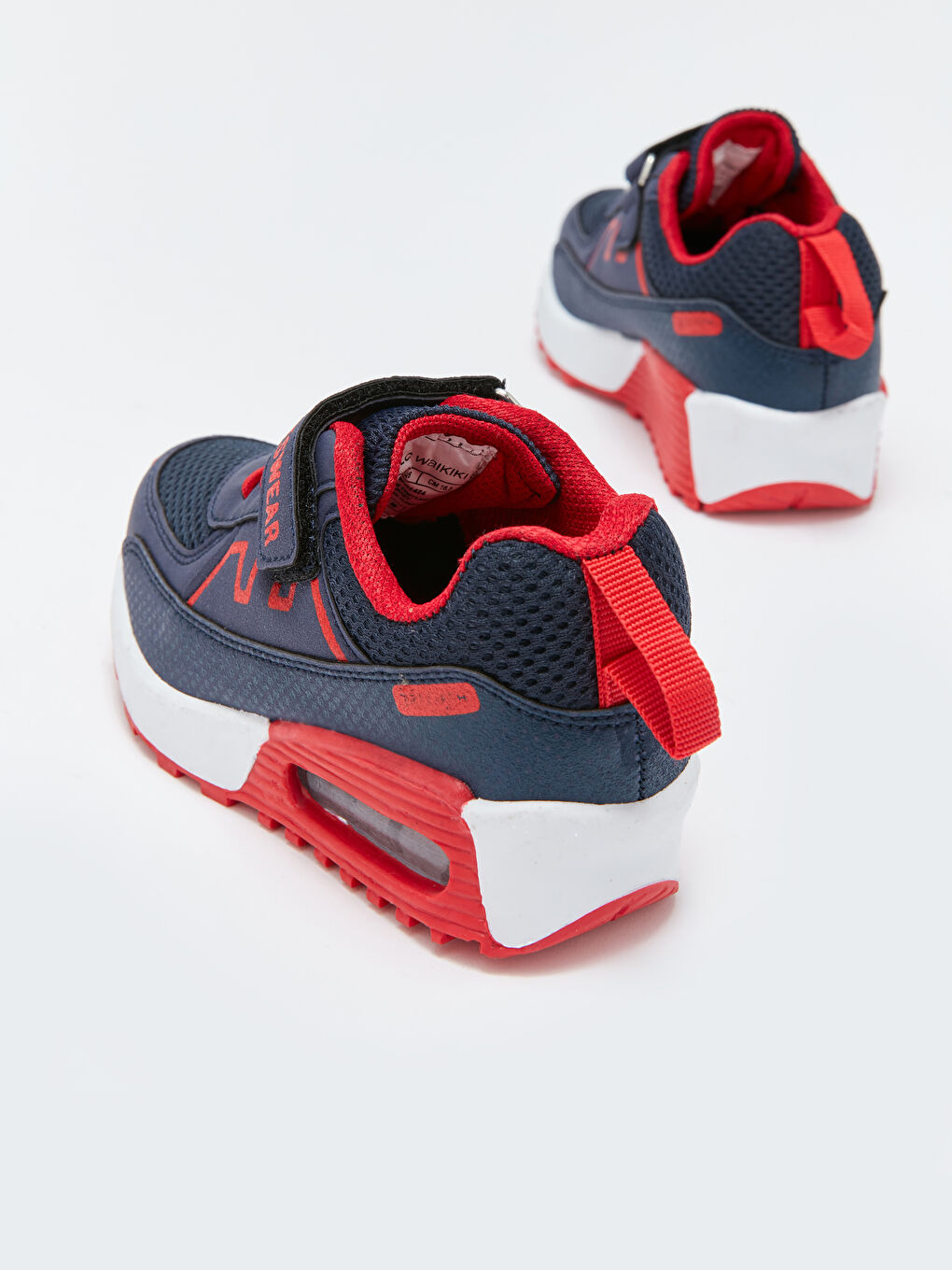 Lacivert Bağcık ve Cırt Cırtlı Erkek Çocuk Spor Ayakkabı-4