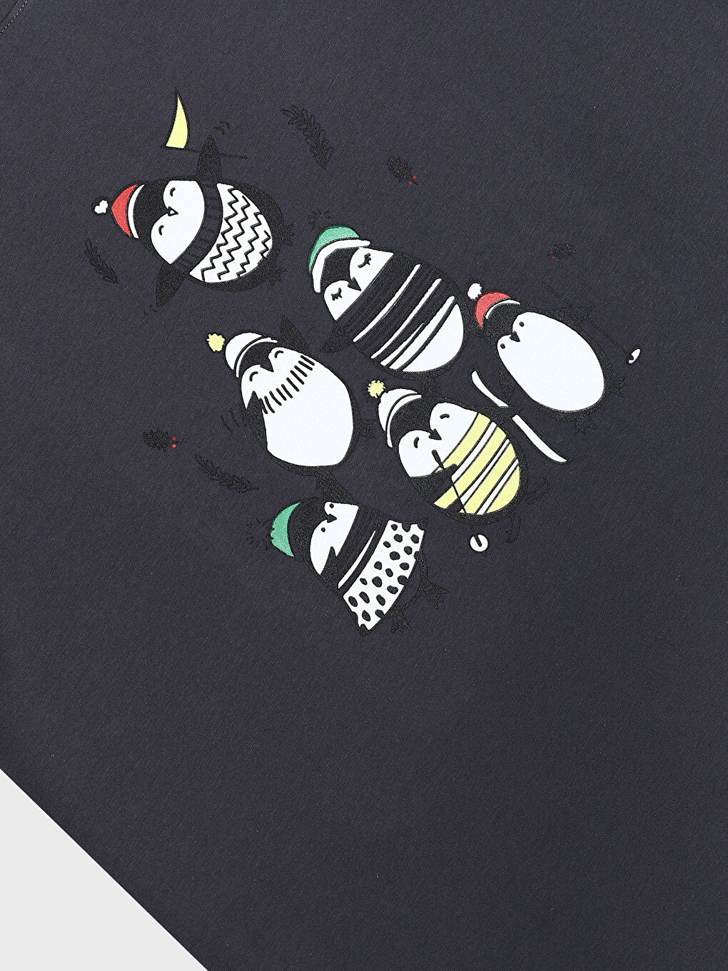 Crew Neck Printed Women's Nightdress-3