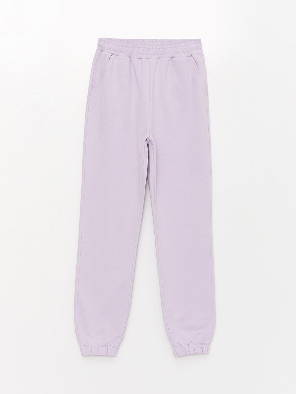 Lila Basic Uzun Kollu Kız Çocuk Hoodie ve Eşofman Altı-3