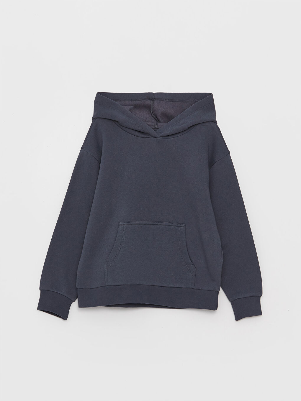 Antrasit Kapüşonlu Kız Çocuk Sweatshirt