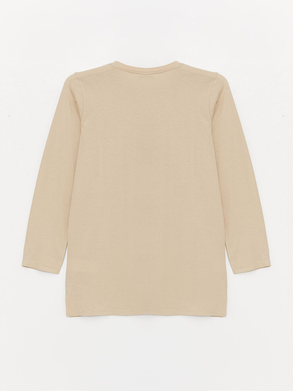 Crew Neck Printed Long Sleeve Women's Tunic-6