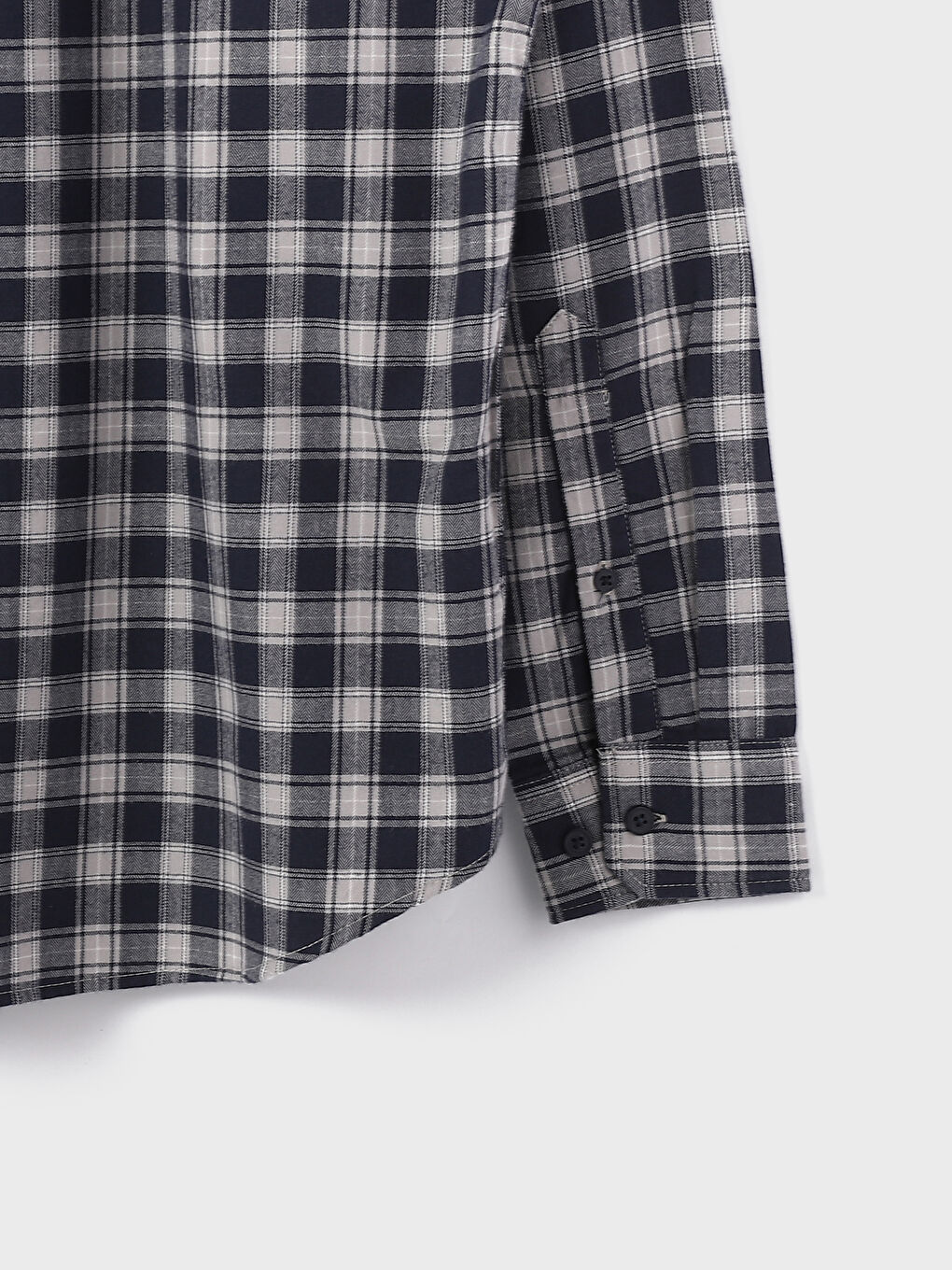 Regular Fit Long Sleeve Plaid Men's Flannel Shirt-4