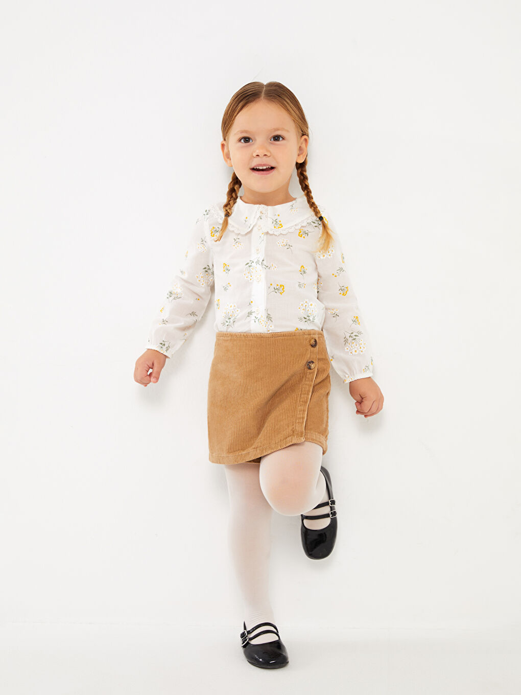 Basic Baby Girl Shorts Skirt and Pantyhose Set of 2 -W3FP11Z1-VEM