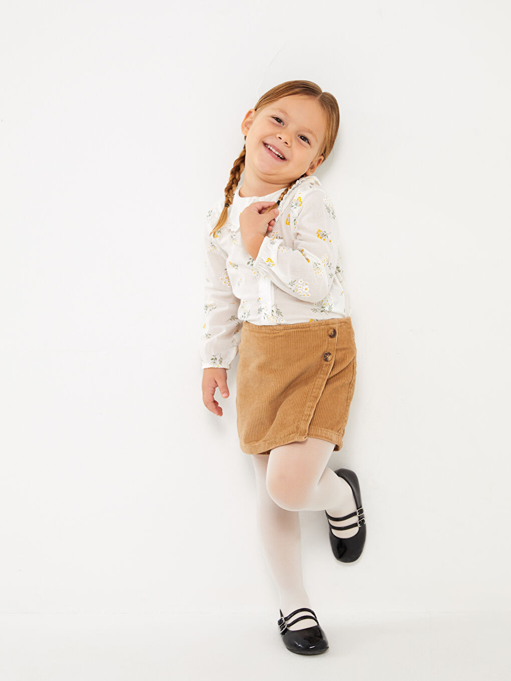 Basic Baby Girl Shorts Skirt and Pantyhose Set of 2 -W3FP11Z1-VEM