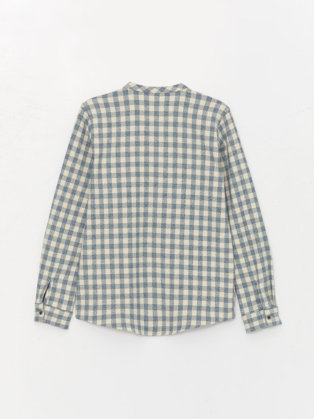 Magnifique Chemise et Pantalon Écossais à Col Mao pour Garçon-2