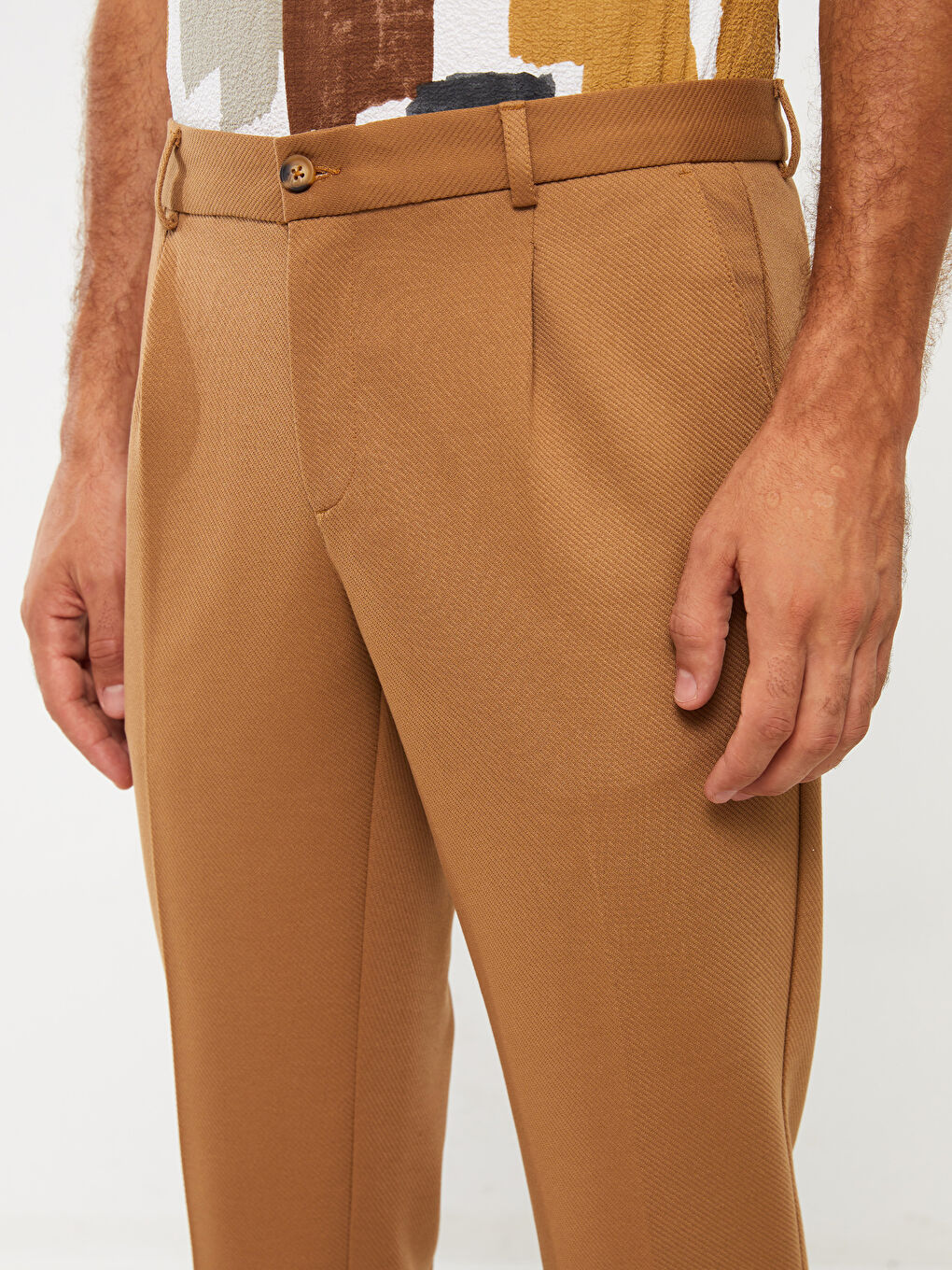 LCW ECO Kahverengi Dar Kalıp Erkek Chino Pantolon - 2