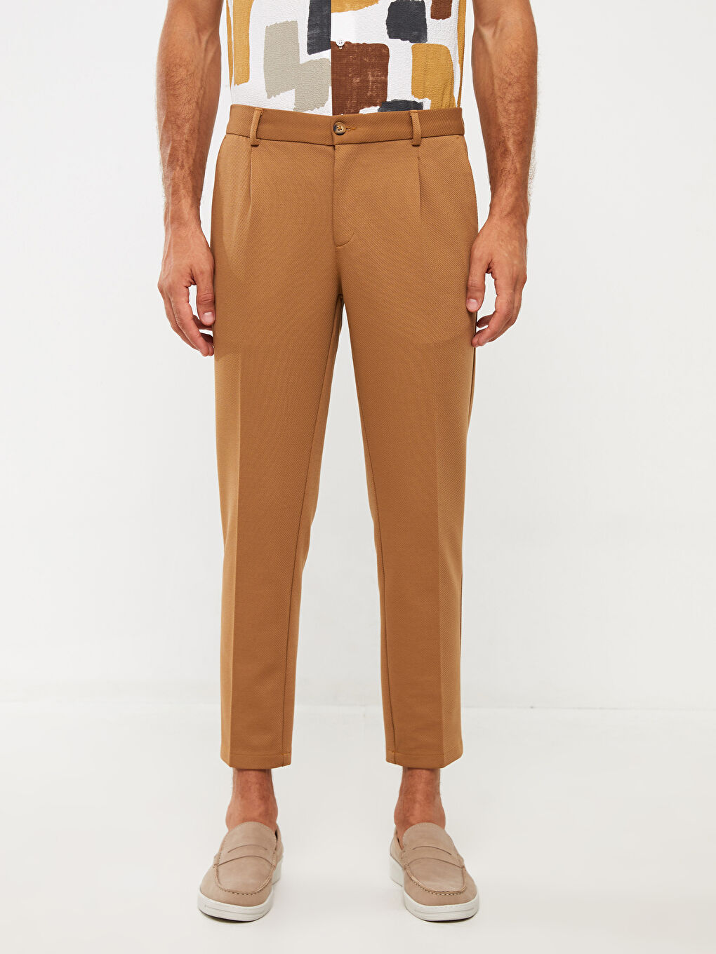 LCW ECO Kahverengi Dar Kalıp Erkek Chino Pantolon - 3