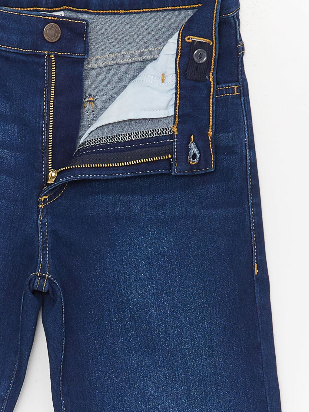 Jean à Taille Élastiquée Ajustable pour Garçons-2