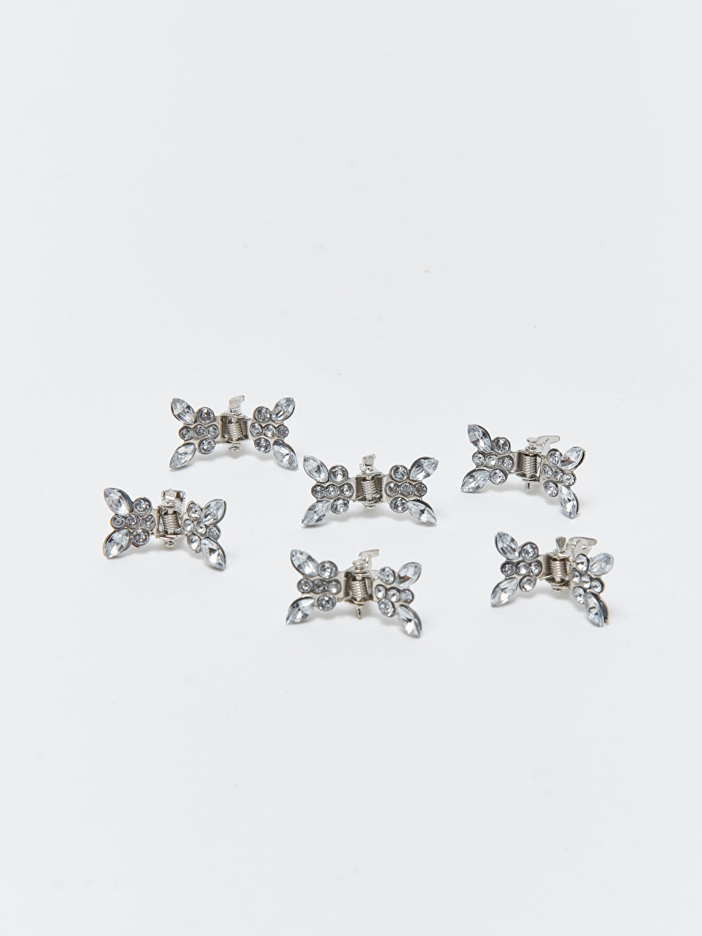 Karışık Kelebek Desenli Kadın Saç Tokası 6'lı