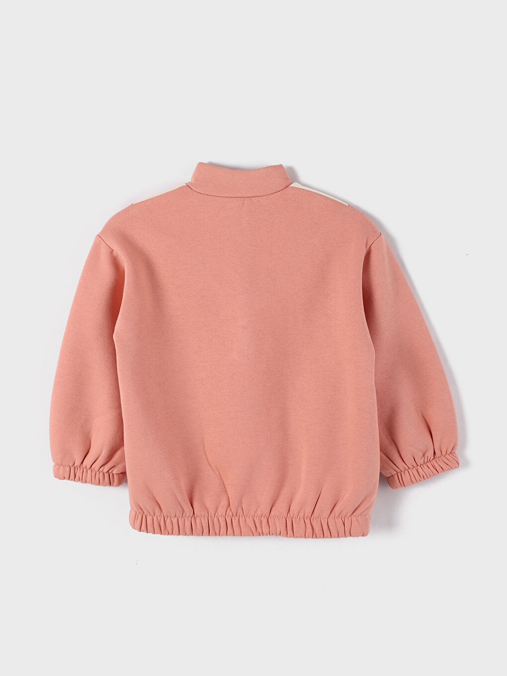 Turtleneck Long Sleeve Baby Girl Sweatshirt and Pants 2-Piece Set-2