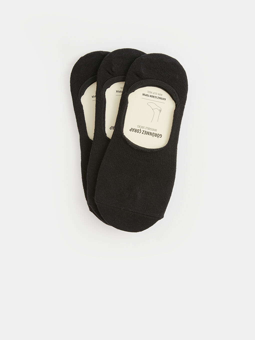 Chaussettes Invisibles pour Hommes Lot de 3 pièces-1