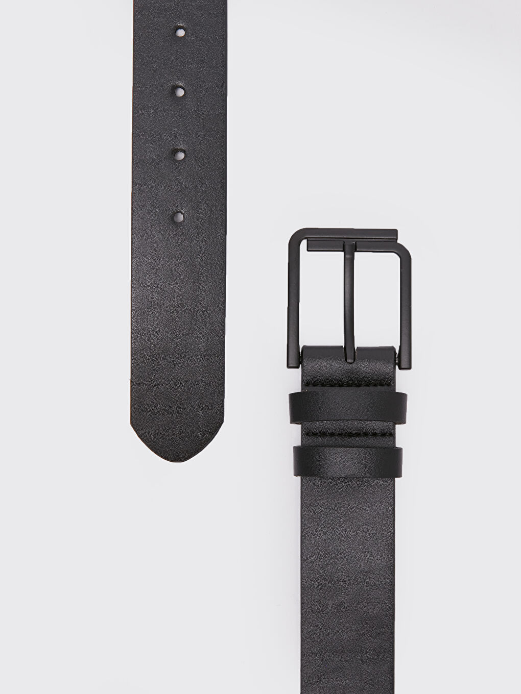Faux Leather Men's Belt-2