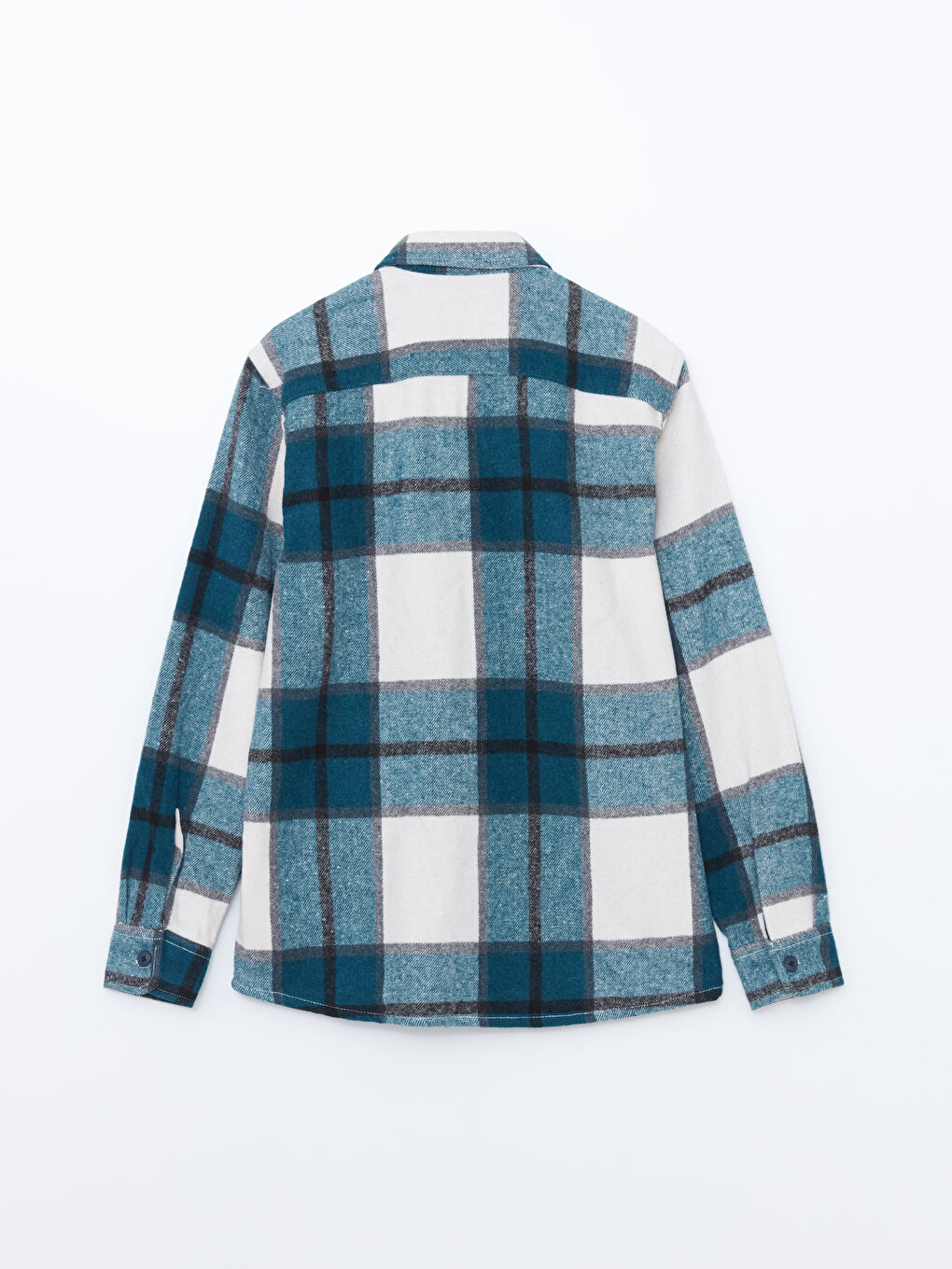 XSIDE Regular Fit Long Sleeve Plaid Men's Flannel Shirt -W3FV25Z8-LNK