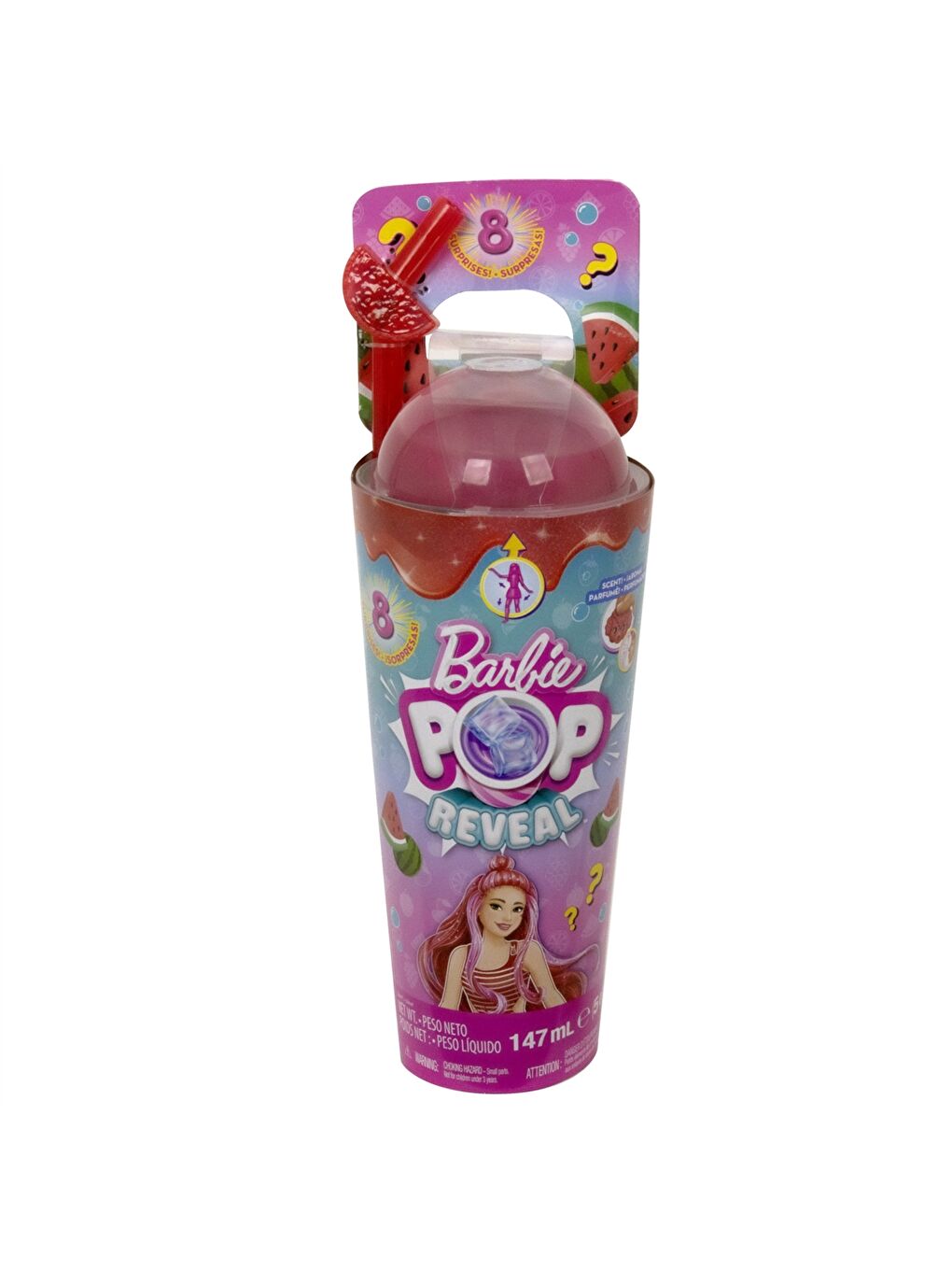 Karışık Barbie Baskılı Kız Çocuk Suluk 147 ml-3