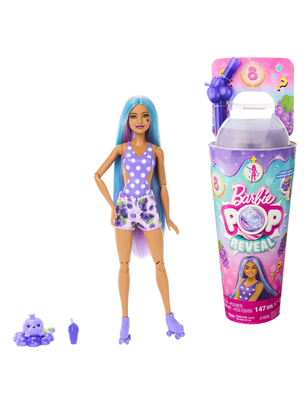 Karışık Barbie Baskılı Kız Çocuk Suluk 147 ml-4