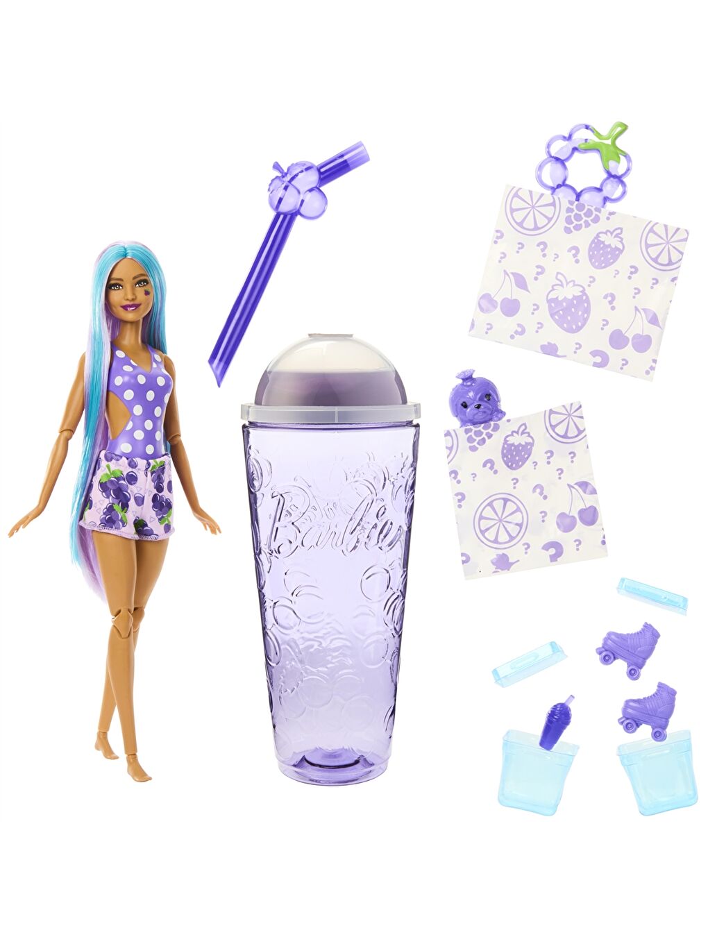 Karışık Barbie Baskılı Kız Çocuk Suluk 147 ml-6