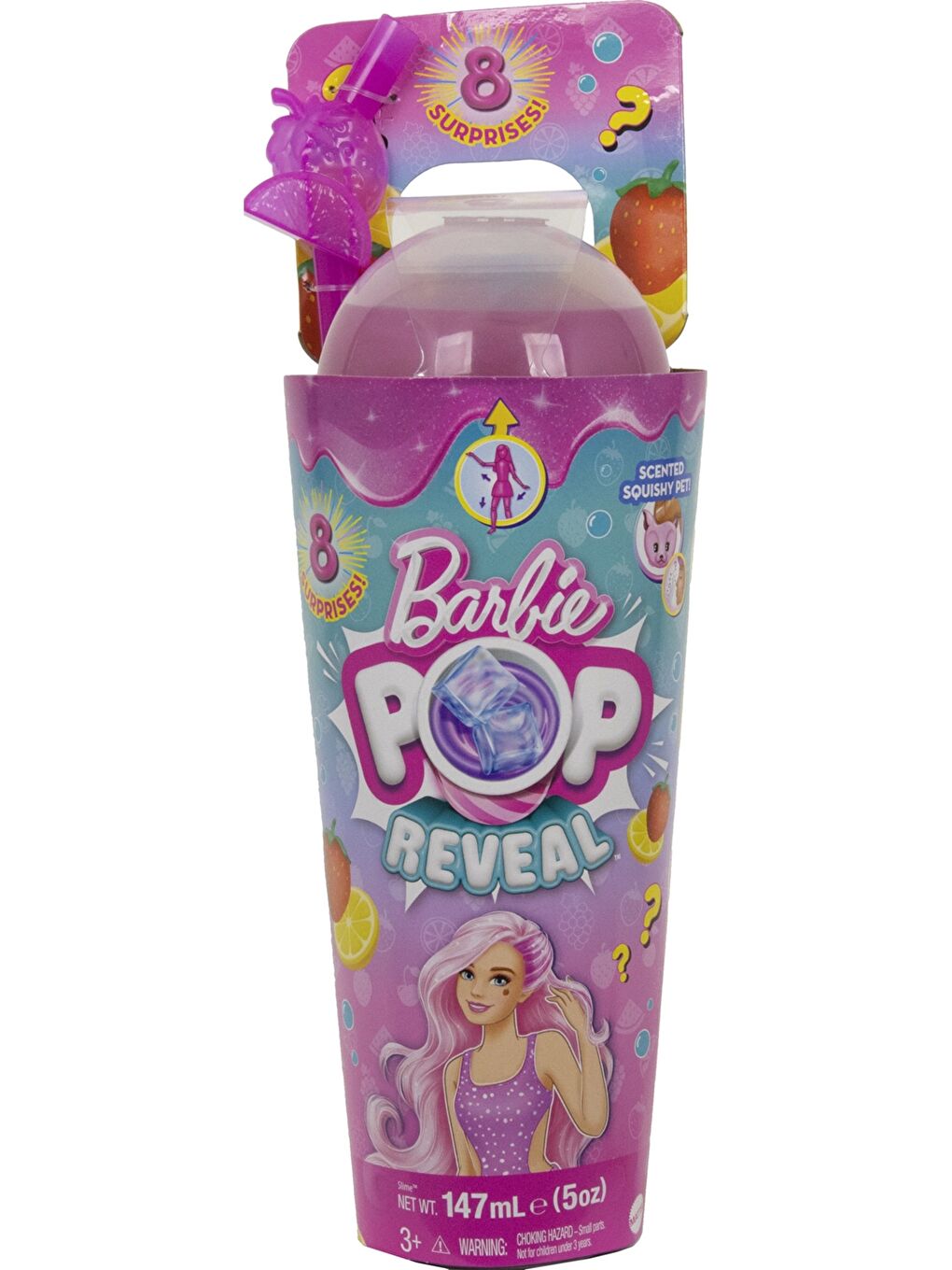 Karışık Barbie Baskılı Kız Çocuk Suluk 147 ml-9