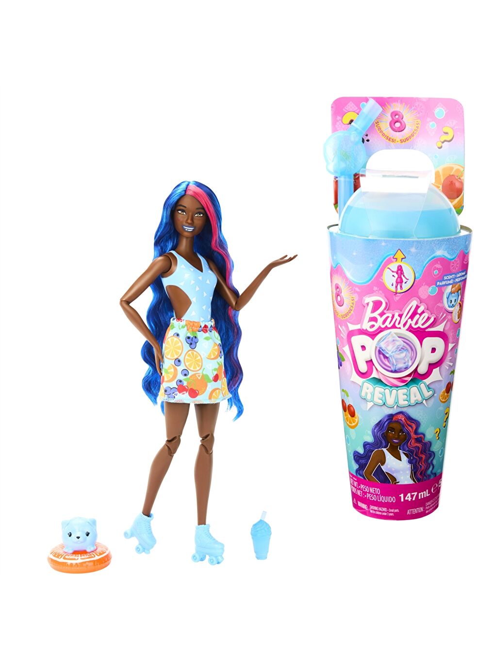 Karışık Barbie Baskılı Kız Çocuk Suluk 147 ml-10