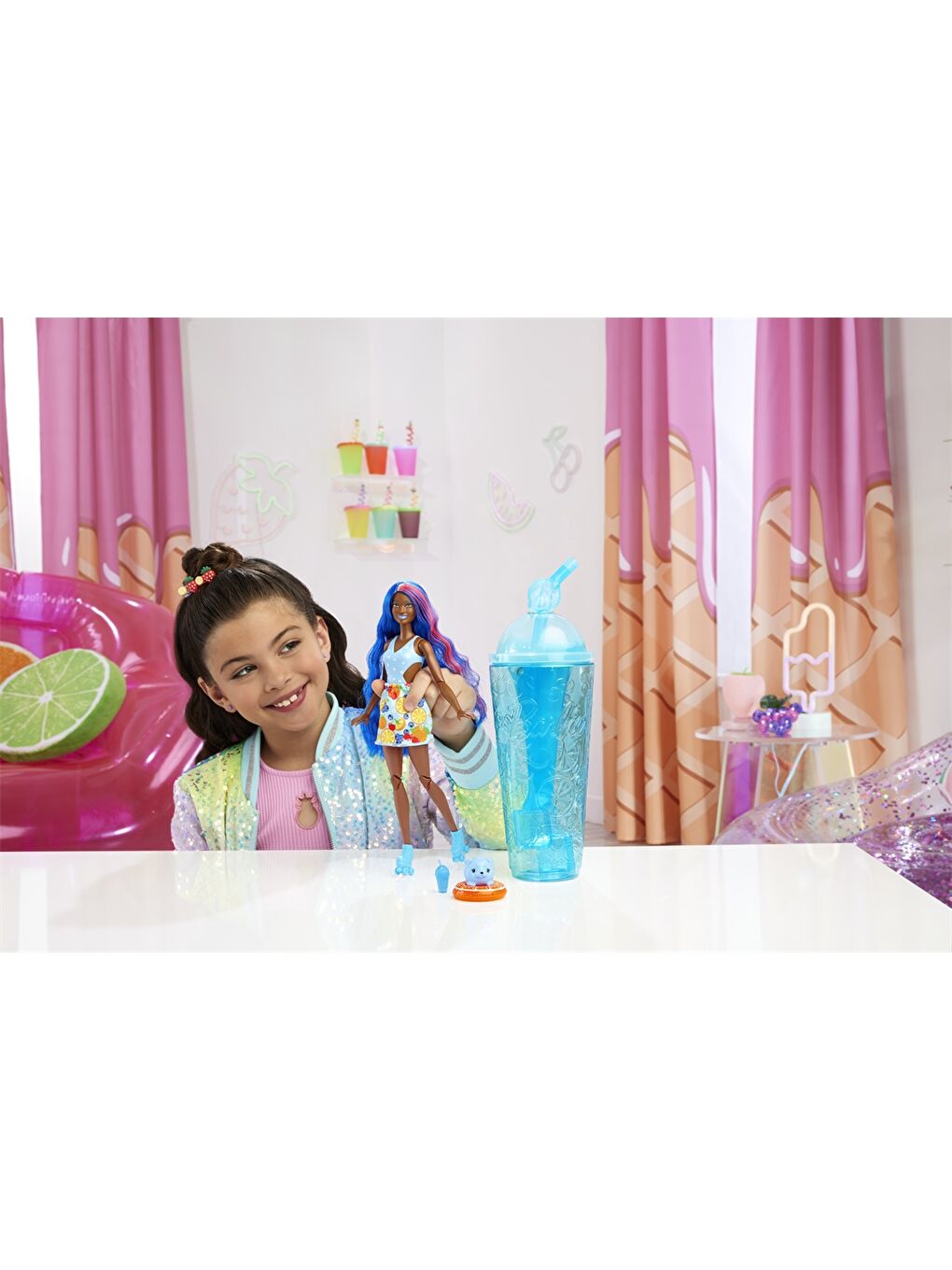 Karışık Barbie Baskılı Kız Çocuk Suluk 147 ml-11