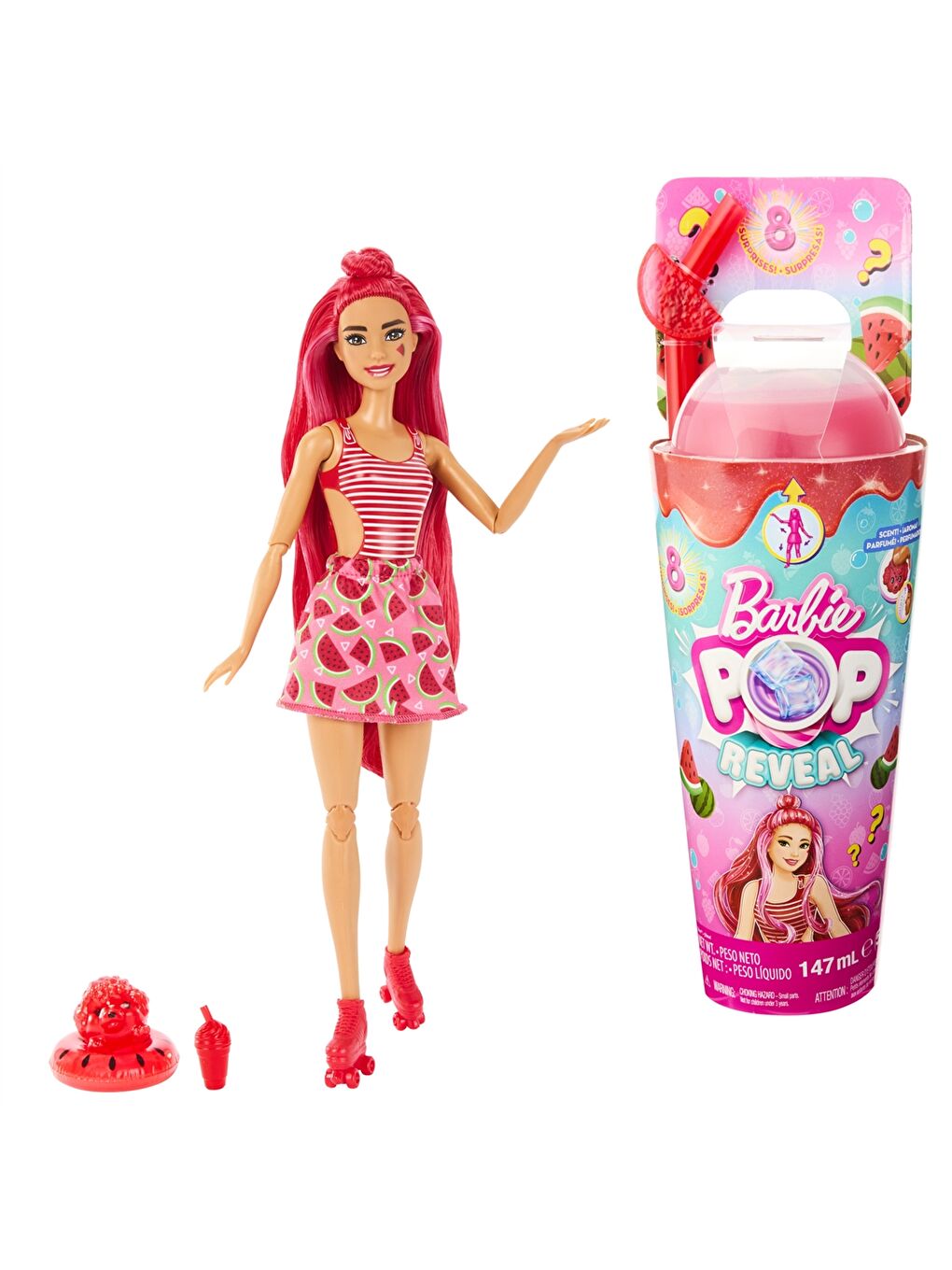 Karışık Barbie Baskılı Kız Çocuk Suluk 147 ml-14