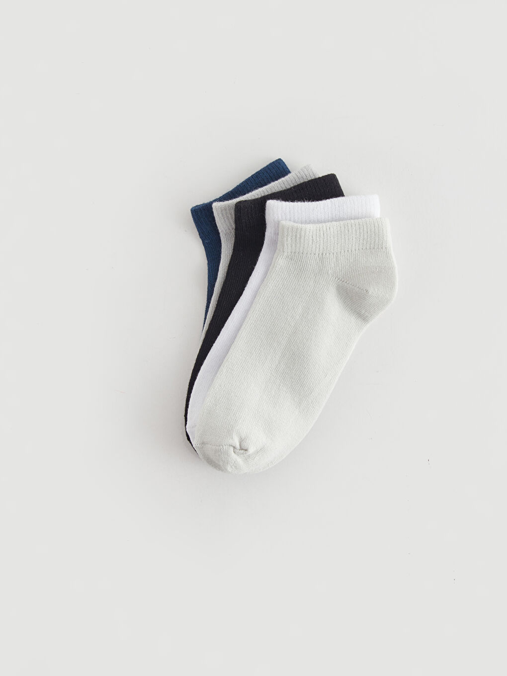 Basic Girls' Trainer Socks 5 Pack-1