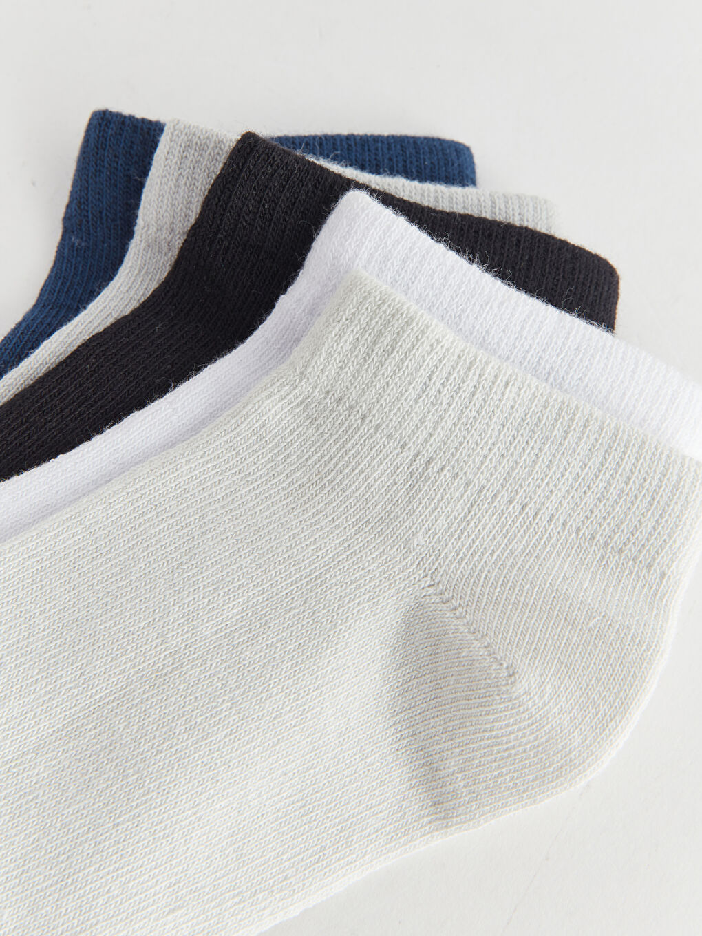Basic Girls' Trainer Socks 5 Pack-2