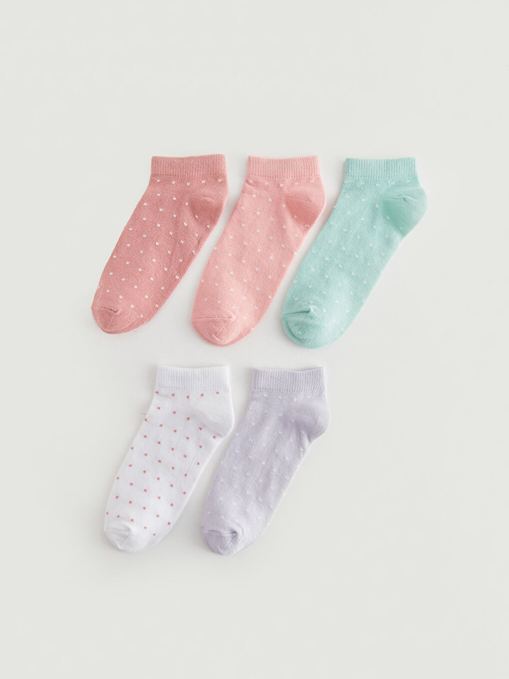Chaussettes d'entraînement À motifs pour Filles Lot de 5 pièces