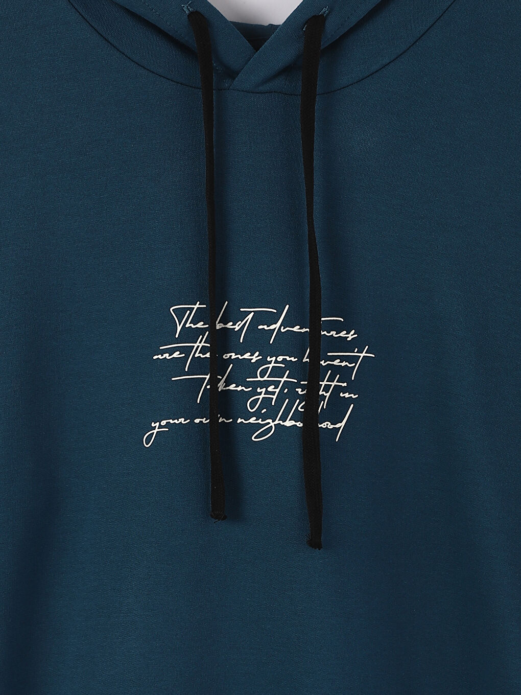 هودي كم طويل مطبوع للرجال-2