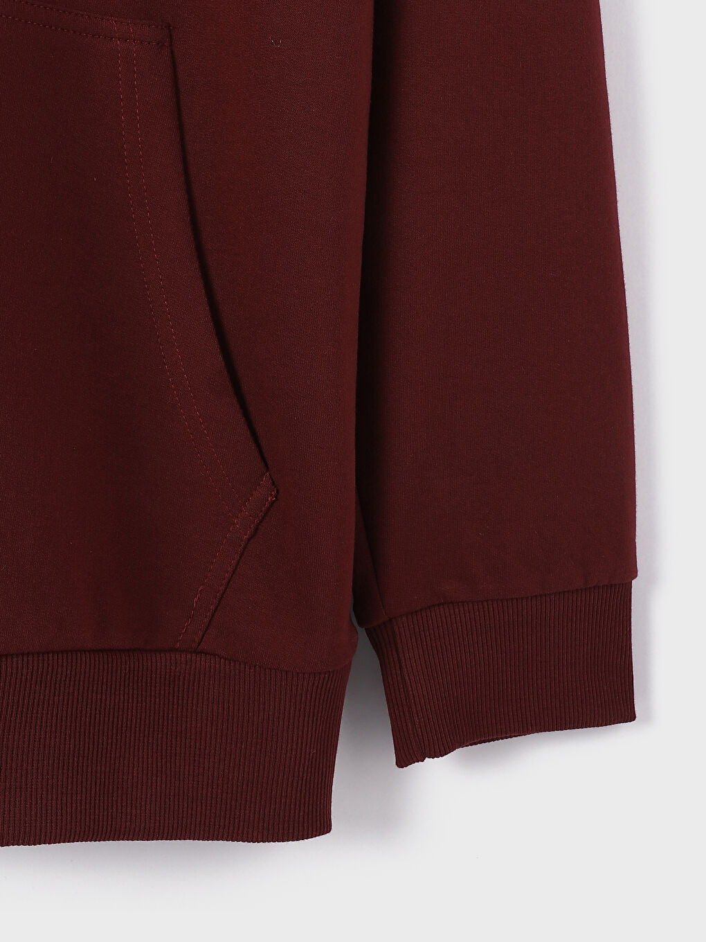 هودي مطبوع كم طويل للرجال-3