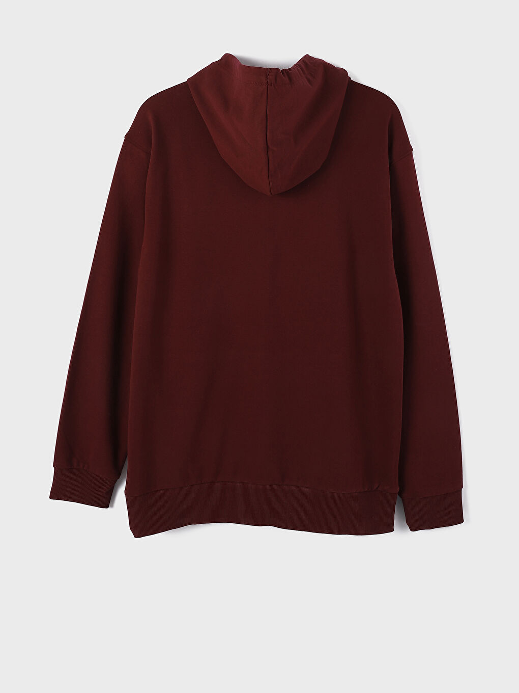 هودي مطبوع كم طويل للرجال-1