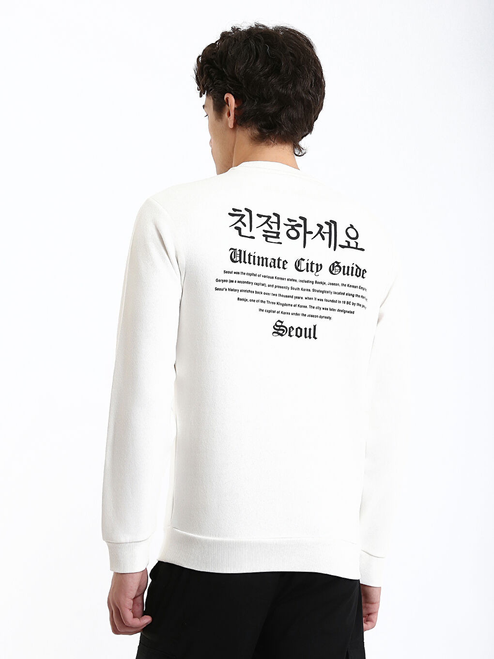 Crew Neck Men's Sweatshirt-4