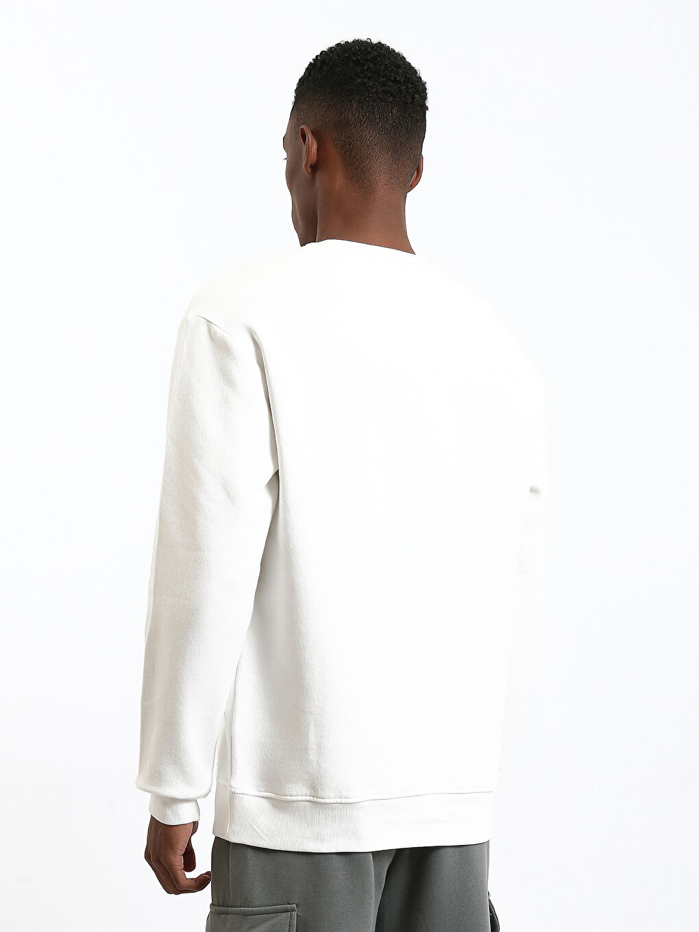 Crew Neck Men's Sweatshirt-4